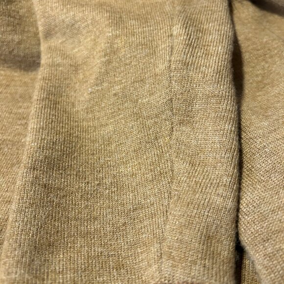 Womens Minnie Rose Brown Merino Wool Blend Racoon Fur Collar Cardigan Sweater M - Picture 12 of 13